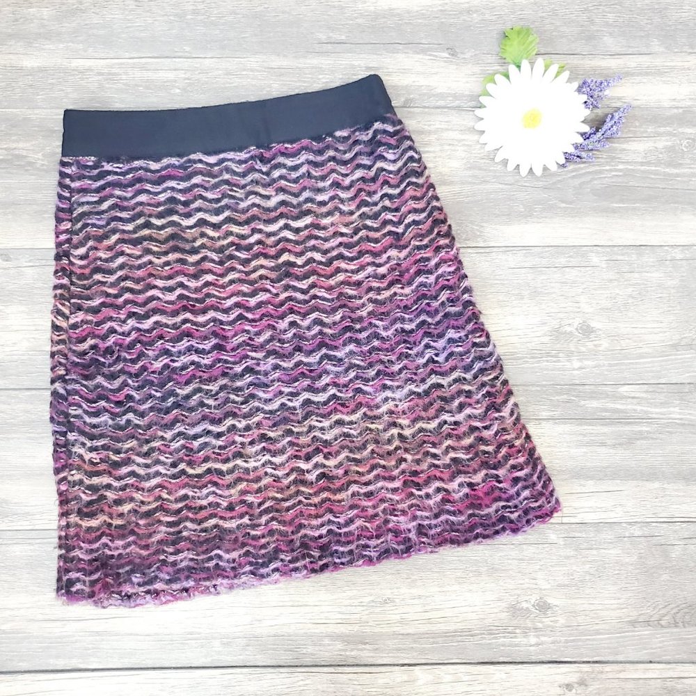 Anthropologie Yarn Weave Knit Pencil Skirt